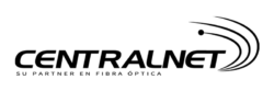 Logotipo de marca Centralnet en color negro