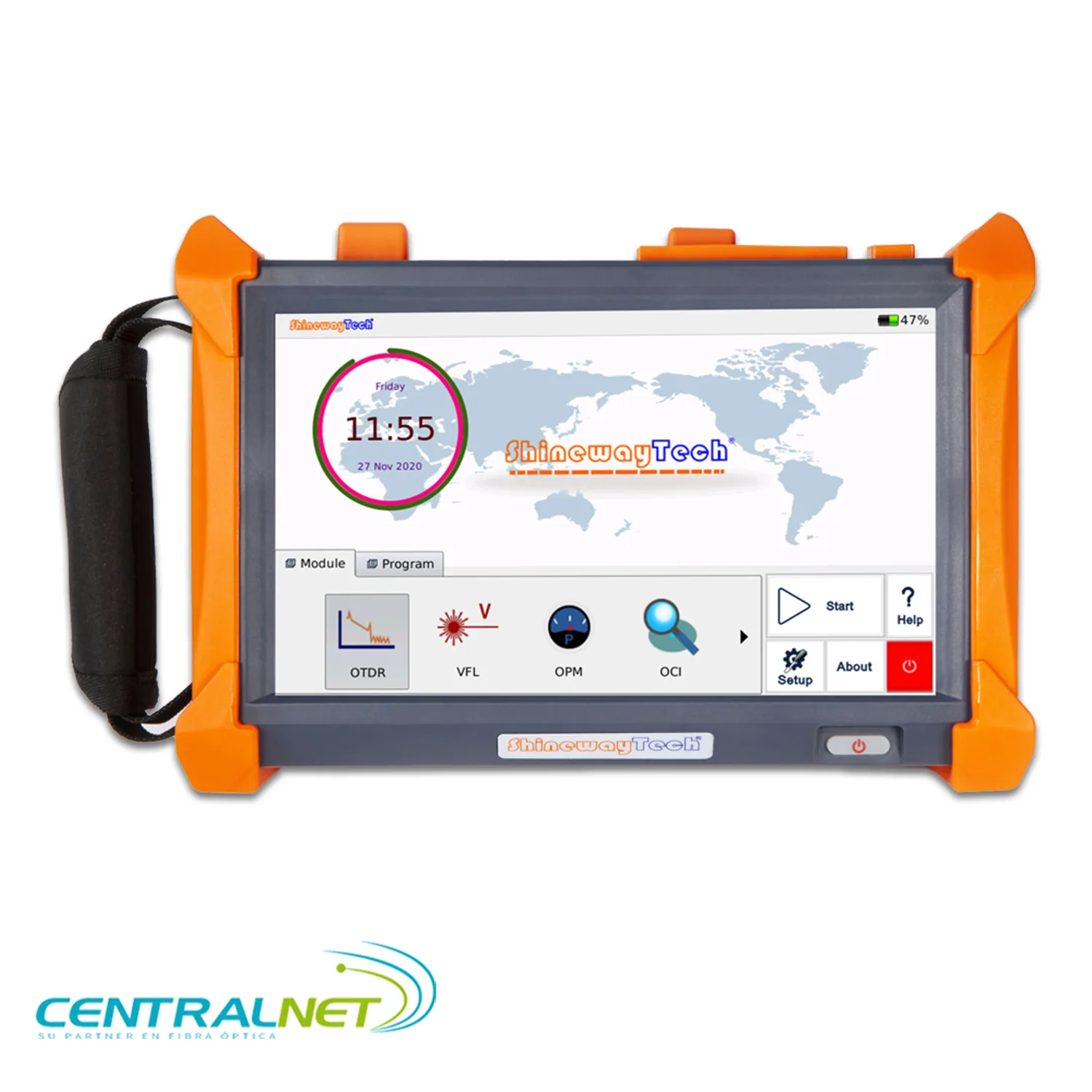 Máquina OTDR ShinewayTech MTP-200X de centralnet