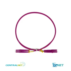 Jumper Duplex LC LC Multimodo OM4 1mts UPC Violeta