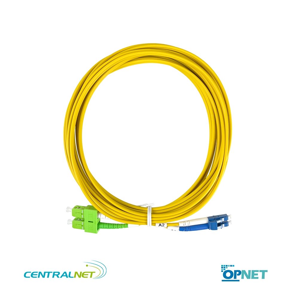 Jumper Duplex SC LC Monomodo 6mts APC UPC
