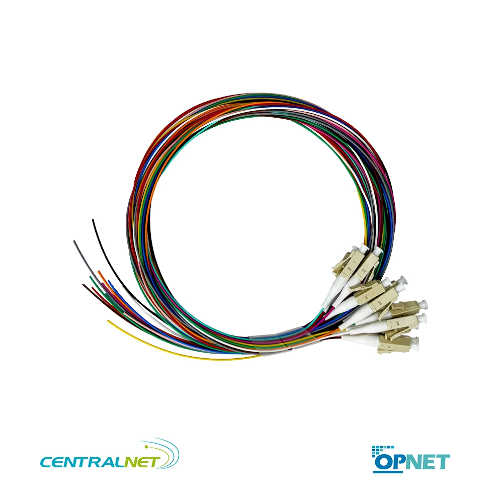Kit Pigtail LC MM OM1 1.5mts UPC 900um 12 Colores