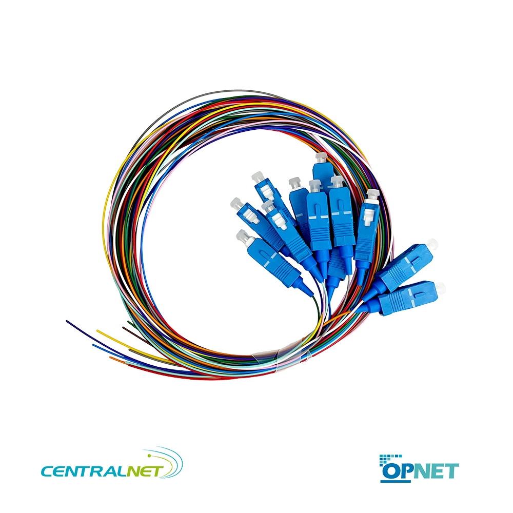 PIGTAIL SC SM 1.5MTS UPC 900UM KIT 12 COLORES OPNET