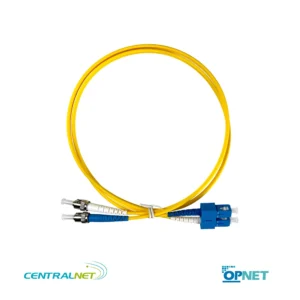 Jumper Duplex ST SC Monomodo 1mts UPC